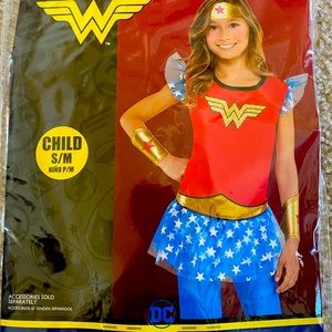 Wonder Woman girls costume tunic top